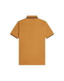 Fred Perry Ανδρική Μπλούζα Twin Tipped Polo M3600-T86 Dark Caramel