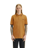 Fred Perry Ανδρική Μπλούζα Twin Tipped Polo M3600-T86 Dark Caramel