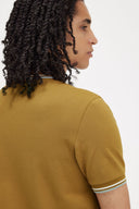 Fred Perry Ανδρική Μπλούζα Twin Tipped Polo M3600-T59 Μουσταρδί