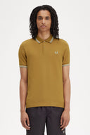 Fred Perry Ανδρική Μπλούζα Twin Tipped Polo M3600-T59 Μουσταρδί