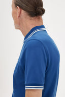 Fred Perry Ανδρική Μπλούζα Twin Tipped Polo M3600-V29 Μπλε