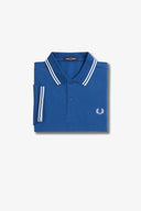Fred Perry Ανδρική Μπλούζα Twin Tipped Polo M3600-V29 Μπλε