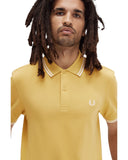 Fred Perry Ανδρική Μπλούζα Twin Tipped Polo M3600-W48 Κίτρινο