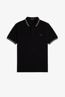 Fred Perry Ανδρική Μπλούζα Twin Tipped Polo M3600-W54 Μαύρο