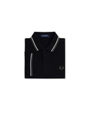 Fred Perry Ανδρική Μπλούζα Twin Tipped Polo M3600-W54 Μαύρο