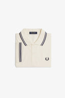 Fred Perry Ανδρική Μπλούζα Twin Tipped Polo M3600-Y24 Εκρού