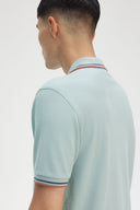 Fred Perry Ανδρική Μπλούζα Twin Tipped Polo M3600-Y26 Βεραμάν