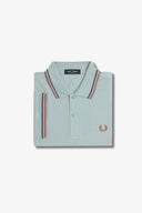 Fred Perry Ανδρική Μπλούζα Twin Tipped Polo M3600-Y26 Βεραμάν