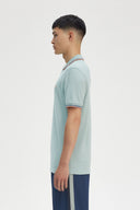 Fred Perry Ανδρική Μπλούζα Twin Tipped Polo M3600-Y26 Βεραμάν