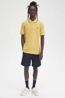 Fred Perry Ανδρική Μπλούζα Twin Tipped Polo M3600-Y33 Κίτρινο