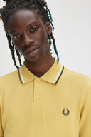 Fred Perry Ανδρική Μπλούζα Twin Tipped Polo M3600-Y33 Κίτρινο