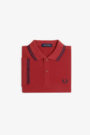 Fred Perry Ανδρική Μπλούζα Twin Tipped Polo M3600-Y35 Κόκκινο