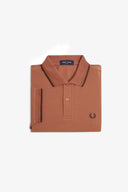 Fred Perry Ανδρική Μπλούζα Twin Tipped Polo M3600-Y39 Κεραμμυδί