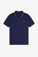 Fred Perry Ανδρική Μπλούζα Twin Tipped Polo M3600-Y59 Μπλε