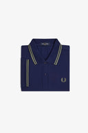 Fred Perry Ανδρική Μπλούζα Twin Tipped Polo M3600-Y59 Μπλε