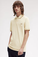 Fred Perry Ανδρική Μπλούζα Twin Tipped Polo M3600-Z53 Μπεζ