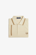Fred Perry Ανδρική Μπλούζα Twin Tipped Polo M3600-Z53 Μπεζ