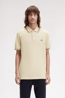 Fred Perry Ανδρική Μπλούζα Twin Tipped Polo M3600-Z53 Μπεζ