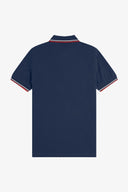 Fred Perry Ανδρική Μπλούζα Twin Tipped Polo M3600-Z57 Μπλε
