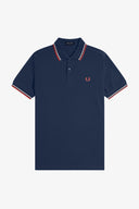 Fred Perry Ανδρική Μπλούζα Twin Tipped Polo M3600-Z57 Μπλε