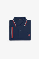 Fred Perry Ανδρική Μπλούζα Twin Tipped Polo M3600-Z57 Μπλε