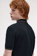 Fred Perry Ανδρική Μπλούζα Twin Tipped Polo M3600-Z58 Μπλε
