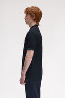 Fred Perry Ανδρική Μπλούζα Twin Tipped Polo M3600-Z58 Μπλε