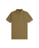 Fred Perry Ανδρική Μπλούζα Twin Tipped Polo M3600-Z60 Χακί