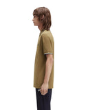 Fred Perry Ανδρική Μπλούζα Twin Tipped Polo M3600-Z60 Χακί