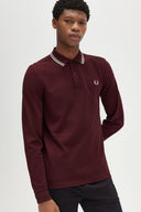 Fred Perry Polo Μακρυμάνικο Ανδρικό The Fred Perry Shirt M3636-597 Μπορντό