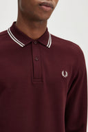 Fred Perry Polo Μακρυμάνικο Ανδρικό The Fred Perry Shirt M3636-597 Μπορντό