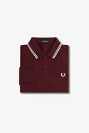 Fred Perry Polo Μακρυμάνικο Ανδρικό The Fred Perry Shirt M3636-597 Μπορντό