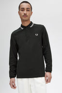 Fred Perry Ανδρική Μπλούζα Ls Twin Tipped Polo M3636-T50 Πράσινο