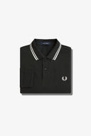 Fred Perry Ανδρική Μπλούζα Ls Twin Tipped Polo M3636-T50 Πράσινο