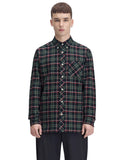 Fred Perry Ανδρικό Πουκάμισο Καρό Brushed Tartan M3720-Z89 Μπλε