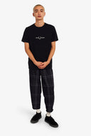 Fred Perry Ανδρική Μπλούζα Embroidered T-Shirt M4580-102 Μαύρο