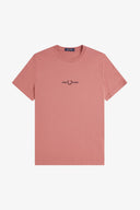 Fred Perry Ανδρική Μπλούζα Embroidered T-Shirt M4580-X90 Ροζ