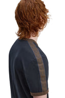 Fred Perry Ανδρικό T-shirt Contrast Tape Ringer M4613-40A Μπλε