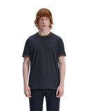 Fred Perry Ανδρικό T-shirt Contrast Tape Ringer M4613-40A Μπλε