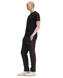 Fred Perry Ανδρικό T-shirt Contrast Tape Ringer M4613-50C Μαύρο