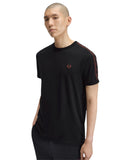 Fred Perry Ανδρικό T-shirt Contrast Tape Ringer M4613-50C Μαύρο