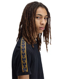 Fred Perry Ανδρικό T-shirt Contrast Tape Ringer M4613-51C Μπλε