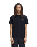 Fred Perry Ανδρικό T-shirt Contrast Tape Ringer M4613-51C Μπλε