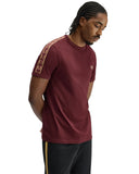 Fred Perry Ανδρικό T-shirt Contrast Tape Ringer M4613-69A Μπορντό