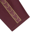 Fred Perry Ανδρικό T-shirt Contrast Tape Ringer M4613-69A Μπορντό