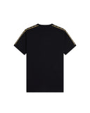 Fred Perry Ανδρικό T-shirt Contrast Tape Ringer M4613-90A Μαύρο