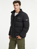 Guess Jeans Ανδρικό Μπουφάν Puffer M4BL20WGII2-JBLK Μαύρο