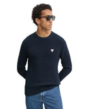 Guess Jeans Ανδρικό Βαμβακερό Πουλόβερ M4BR30Z3HM1-A71W Μπλε