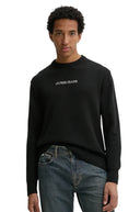 Guess Jeans Ανδρικό Βαμβακερό Πουλόβερ M4BR31Z3HM1-JBLK Μαύρο