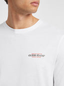 Guess Jeans Ανδρικό Μακρυμάνικο T-Shirt M4YI54K8HM0-G011 Λευκό